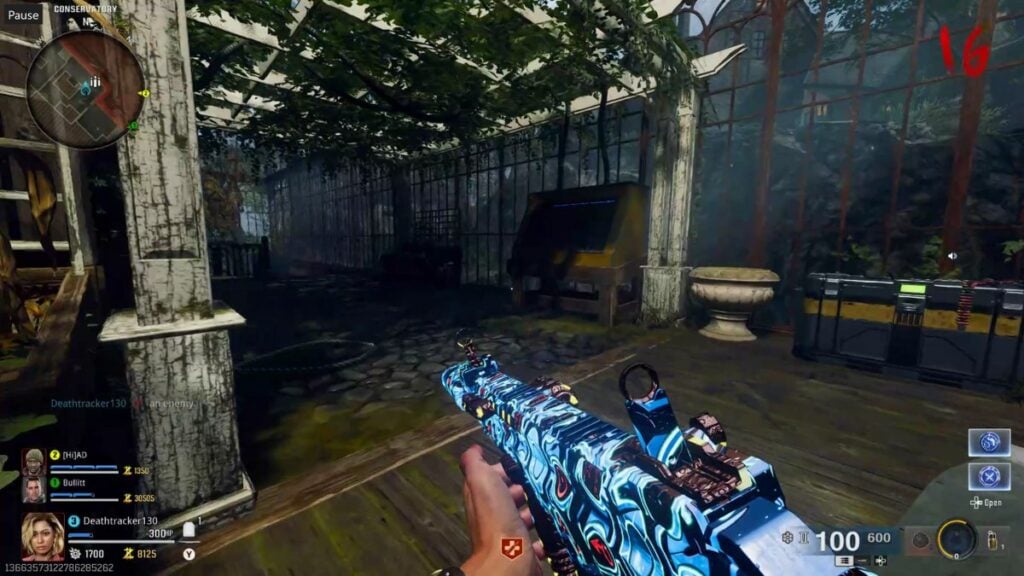 First Plant machine in Shattered Veil Zombies map