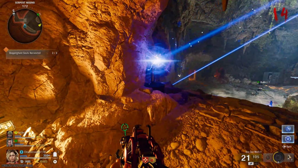 Final reflector position in Shattered Veil Zombies map