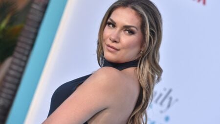 Allison Holker poses for photo at an event