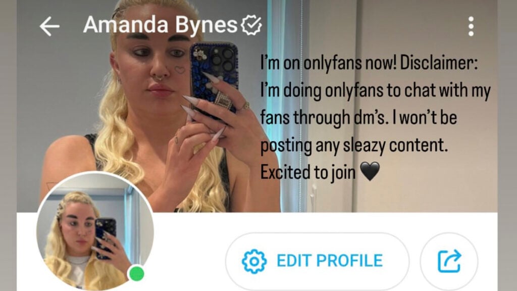 Amanda Bynes announces she has joined OnlyFans