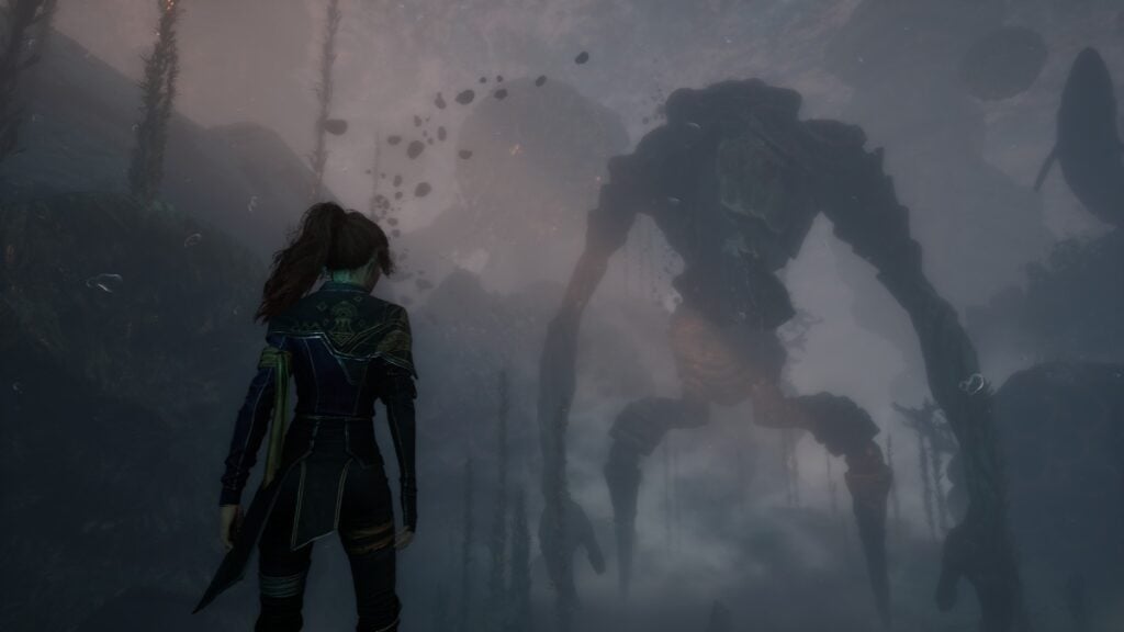 Maelle looking at a Nevron