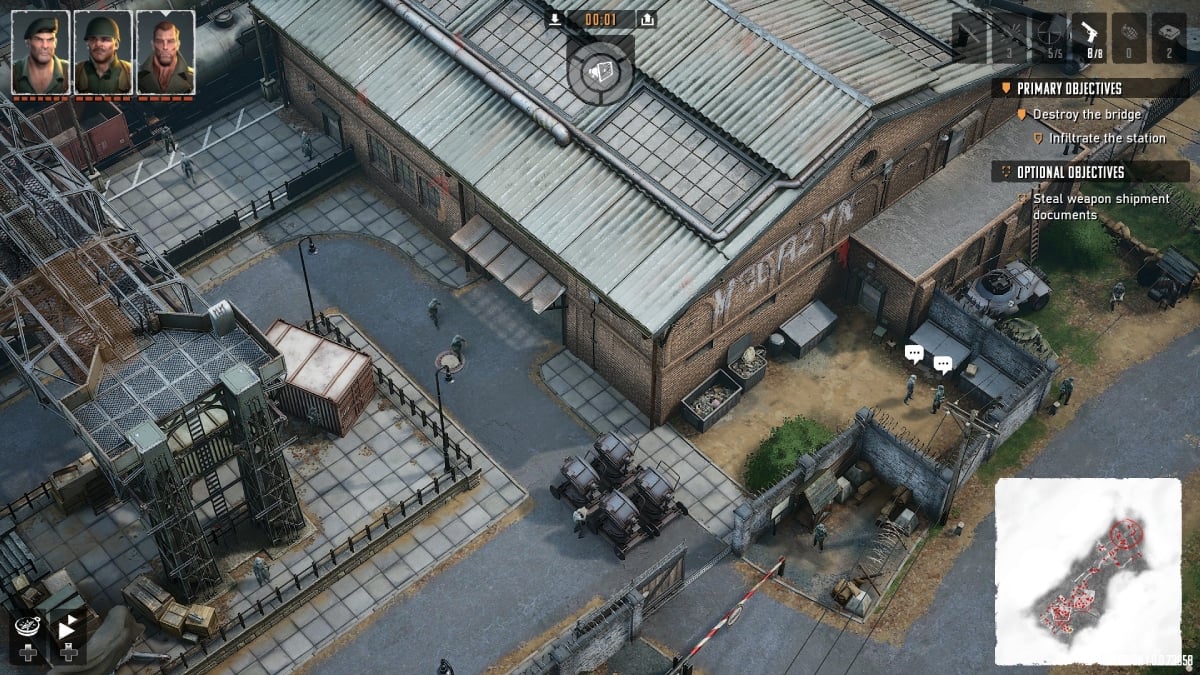 Commandos Origins German Compound