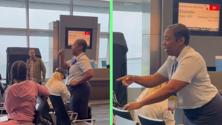 Cranky Passengers Put in Their Place by Passionate American Airlines Gate agent in alabama