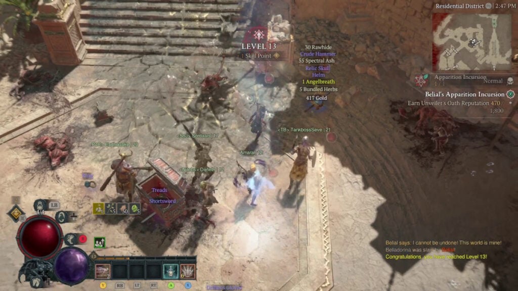 Diablo 4 Apparition Incursion