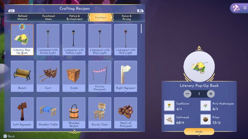 Dreamlight Valley Literary Pop-up Book