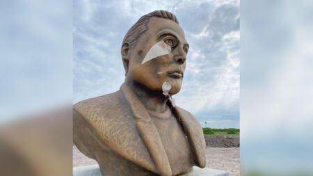 Vandals Target Elon Musk Head Statue Near Texas Starbase: ‘Not Vandalized Enough Though'