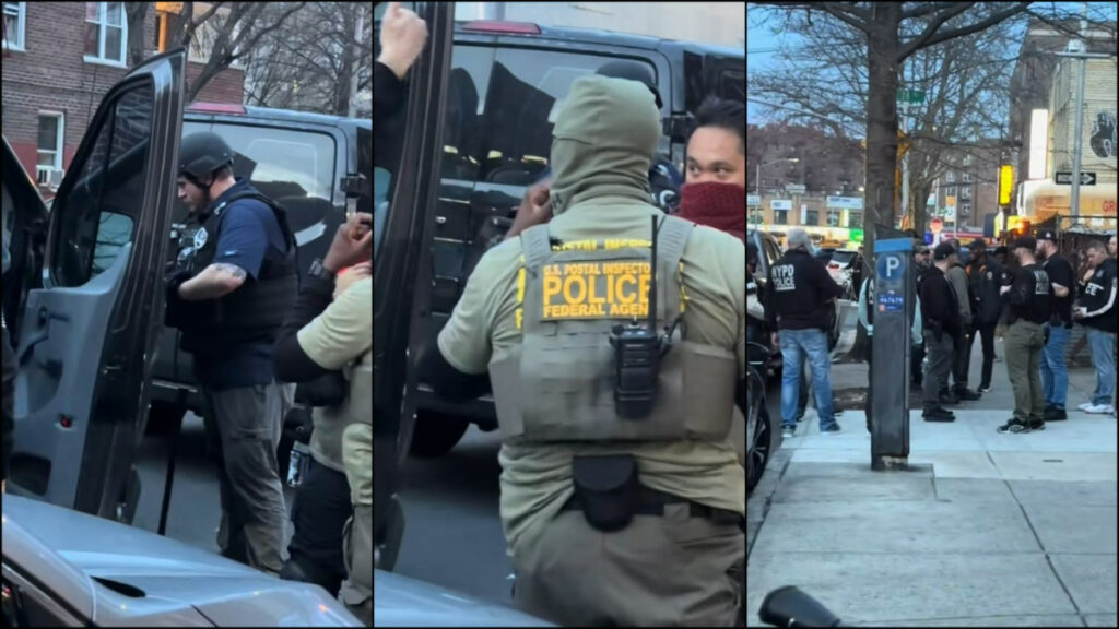 New York Financial Crimes Task Force Spotted in Jackson Heights: ‘New York Is Different Bro’ Financial Crimes Task Force officers in Jackson Heights New York