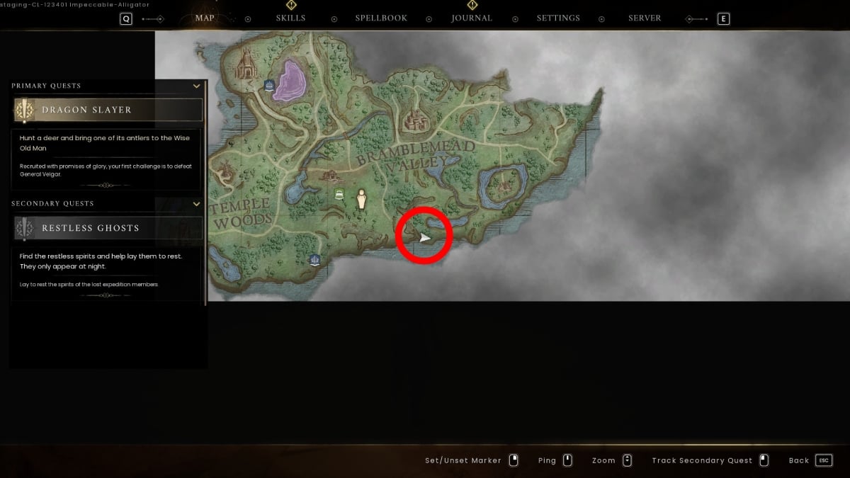 Restless Ghosts Finn Location