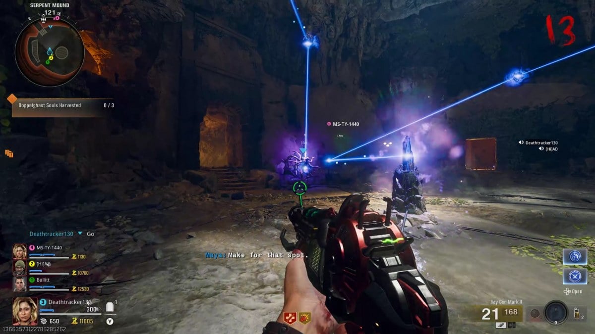 First Doppelghast spawn for Ray Gun MKII P easter egg