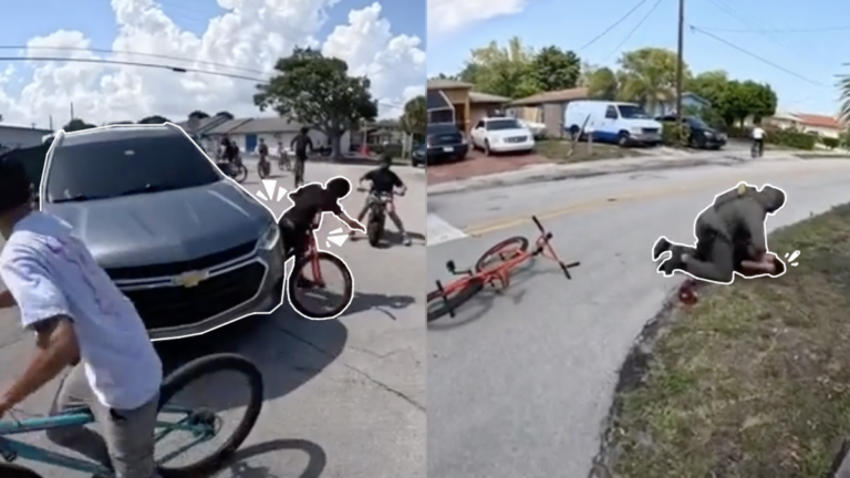 Florida Cop Hits a Kid With His Car, Gets Out and Tackles Him