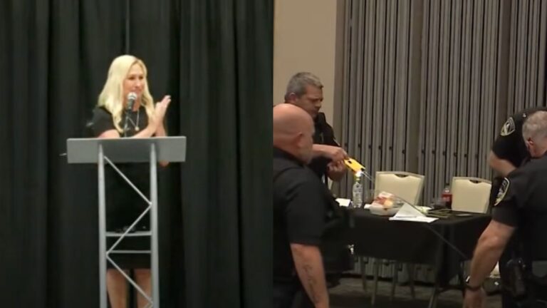 Protestor Gets Tased During Town Hall Rally After Calling Georgia Rep. 'Butch-Body Bigot': 'America, You're Scaring the S**T Out of Me'