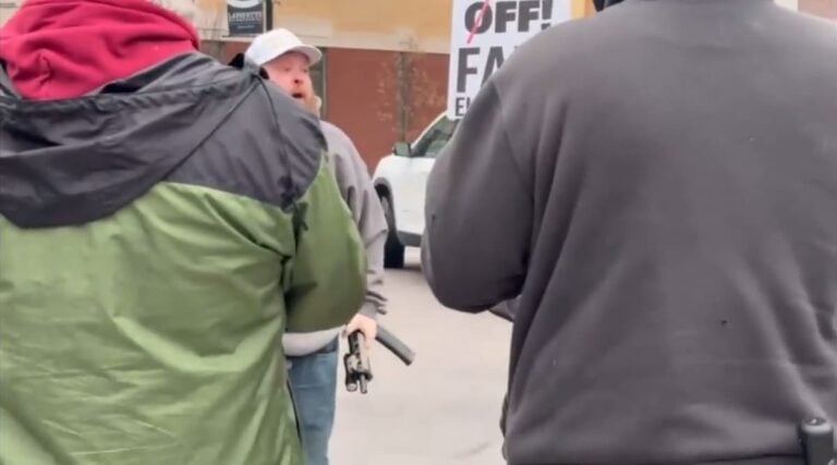 Indiana MAGA supporter grabs a gun