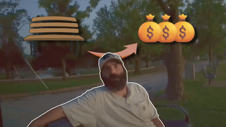 Iowa Man Pockets $30K by Just Relaxing on a Park Bench