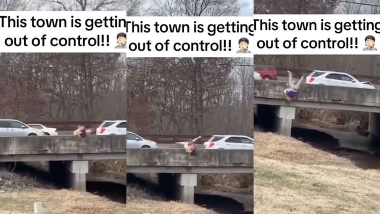 Road Rage in Kentucky Ends in 'Mutually Assured Destruction' as Two Dudes Wrestle Each Other off a Bridge: 'Double Ko'