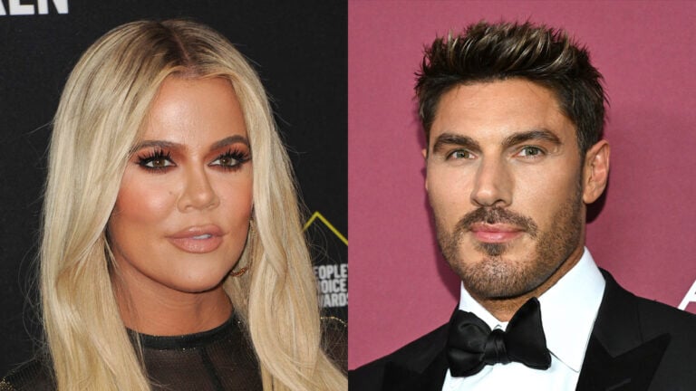 A photo collage of Khloé Kardashian and Chris Appleton