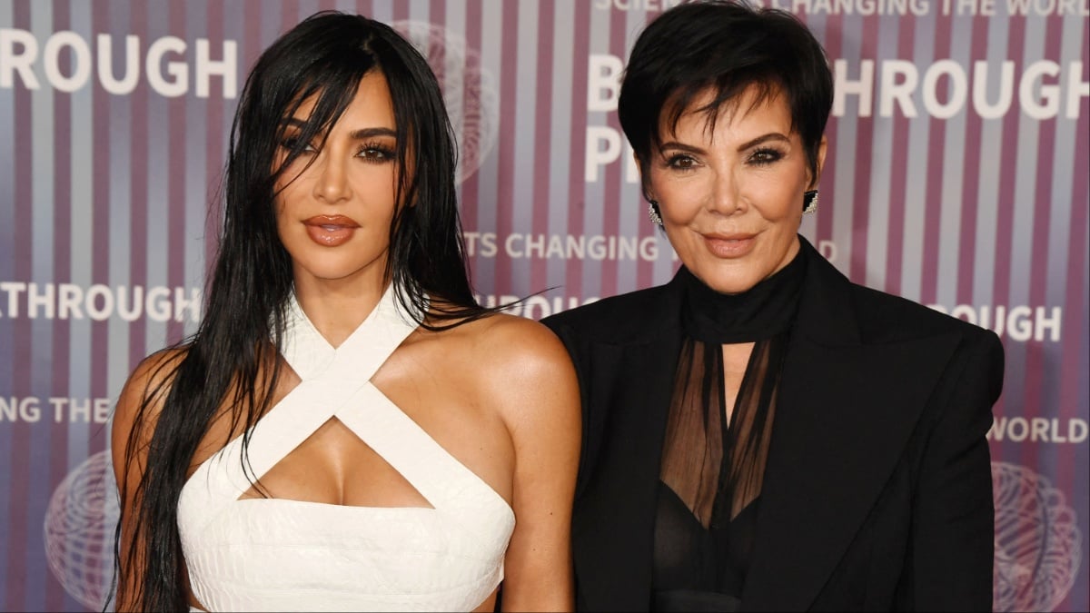 Kim Kardashian and Kris Jenner at the 10th Annual Breakthrough Prize Ceremony