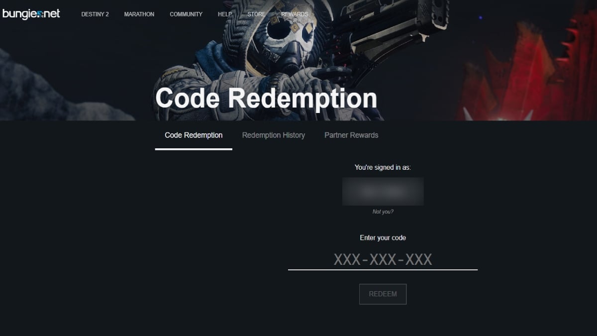 Marathon Test Redeem Code