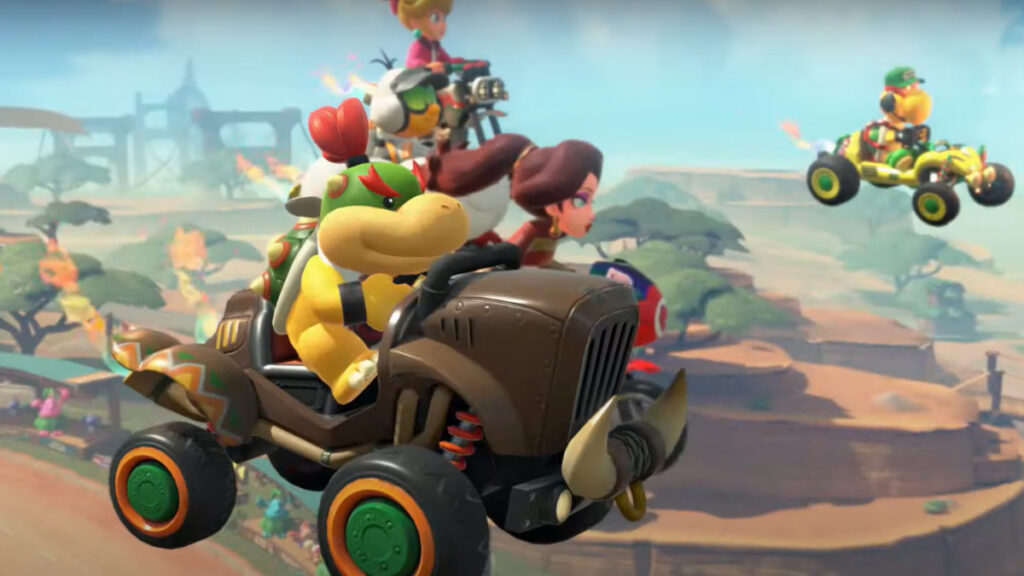 Racers in Mario Kart World
