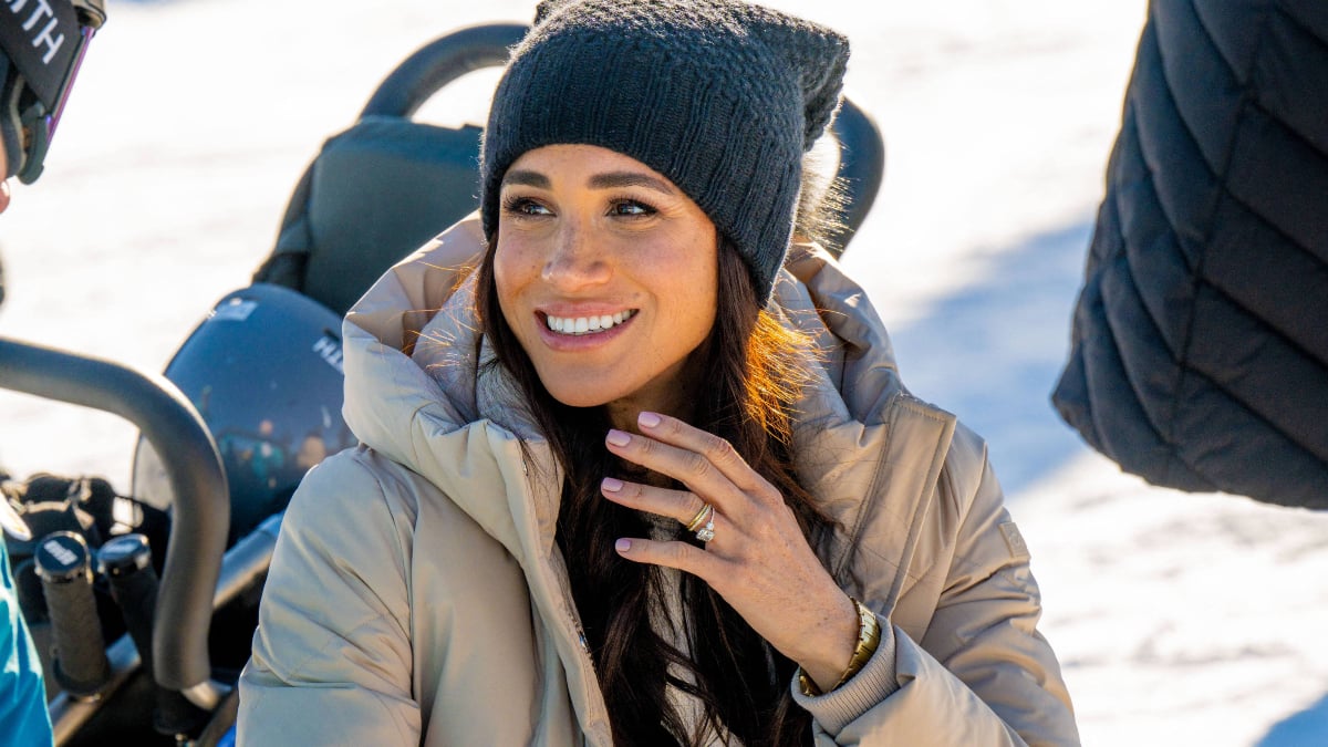 Meghan Markle, Duchess of Sussex attending the One Year to Go Event before the Invictus Games Vancouver Whistler 2025 at Mountain Square in Whistler, Canada.