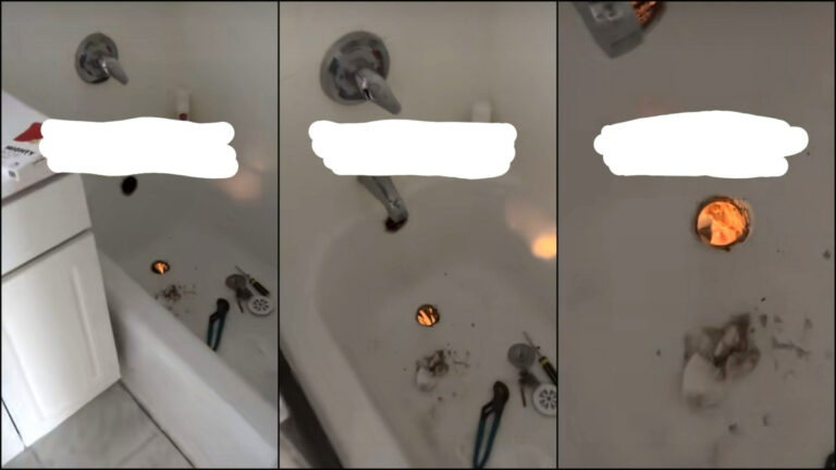 New York Woman and Downstairs Neighbor Make Terrifying Eye Contact Through Shower Drain: ‘😭 I Would Be So Scared’ A New York woman makes eye contact with her downstairs neighbor through the hollow shower drain