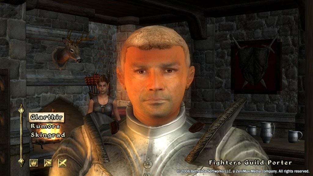An NPC in Oblivion