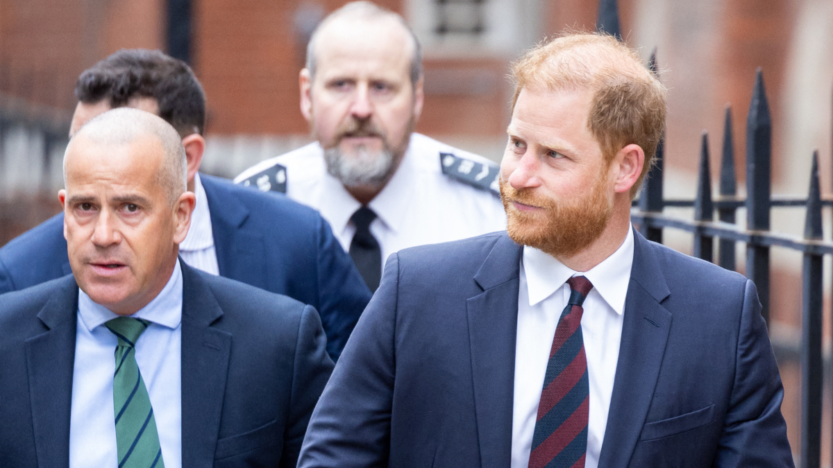 Prince Harry, Duke of Sussex arrives at the Royal Courts of Justice for appeal over downgraded security.