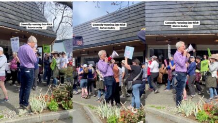 PBS Travel Star Leads 'Hands Off! Protests in Washington