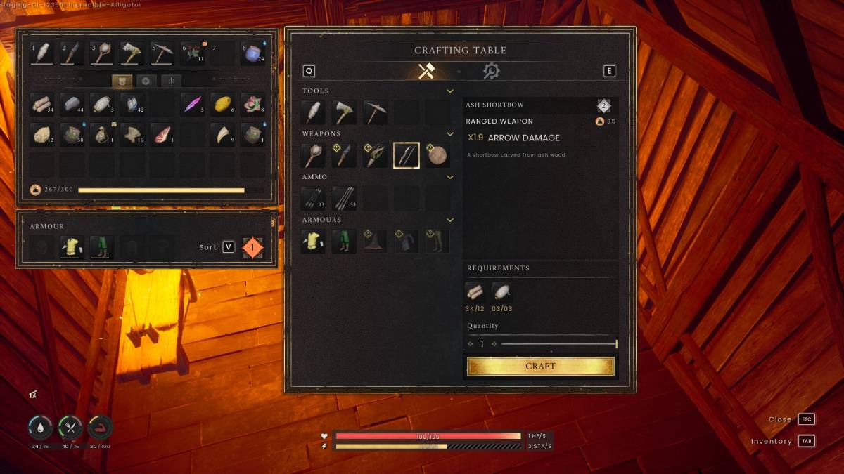 RuneScape Dragonwilds bow craft