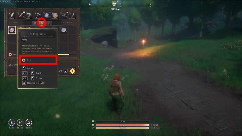 Runescape Dragonwilds Rune Inventory