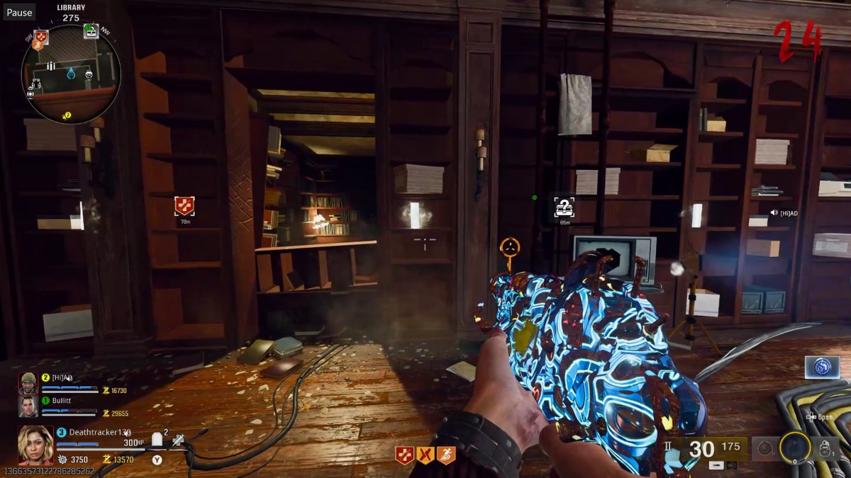 Shattered Veil library secret room