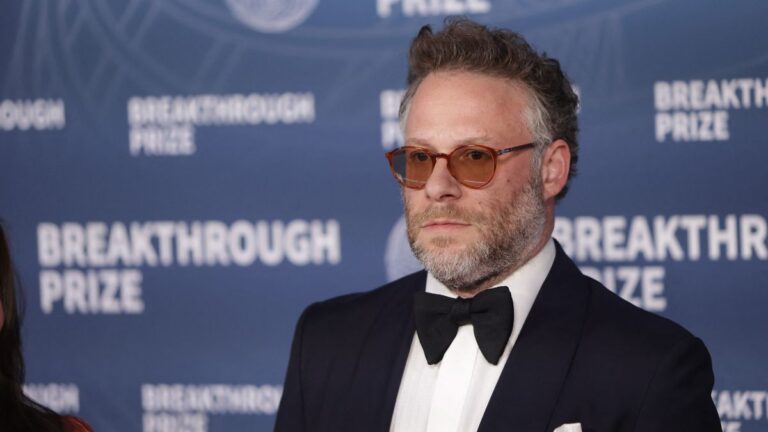 Seth Rogen at the 11th Breakthrough Prize Ceremony at Barker Hangar