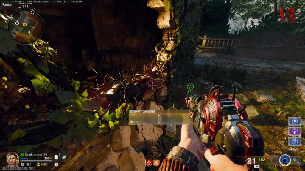 Shattered Veil Double Tap Machine Canister