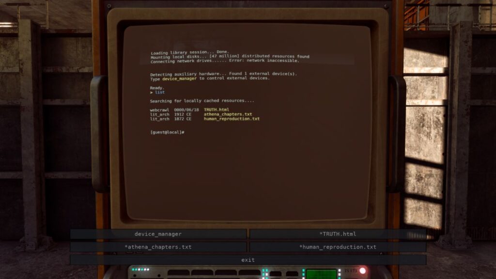 The Talos Principle Monitor