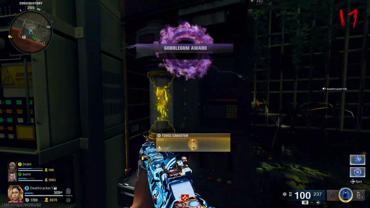 Toxic Canister BO6 Zombies