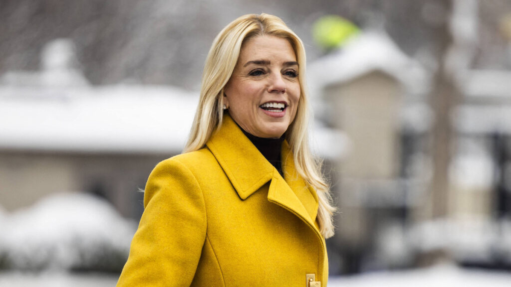 Attorney General Bondi attends meetings at White House