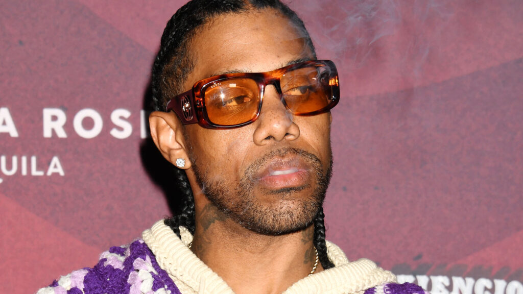 Young Thug attends the Darren Dzienciol's CARN*EVIL Halloween Party hosted by Alessandra Ambrosio at a private residence on October 29, 2022 in Bel Air, Los Angeles, California.