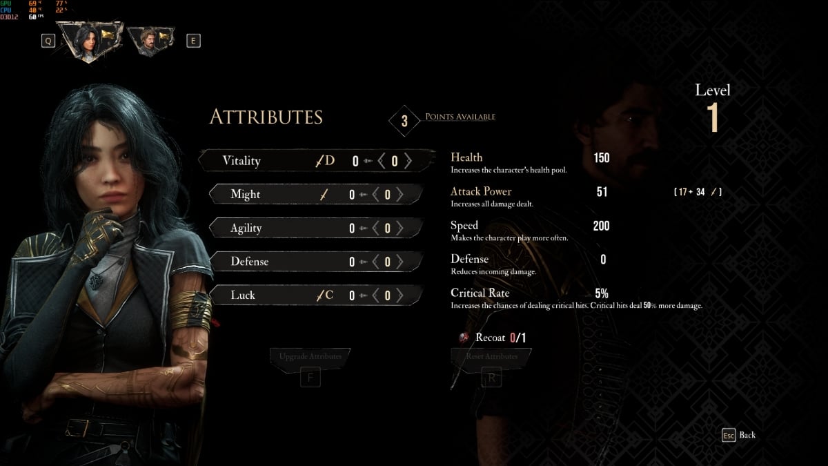 Clair Obscur: Expedition 33 Attributes