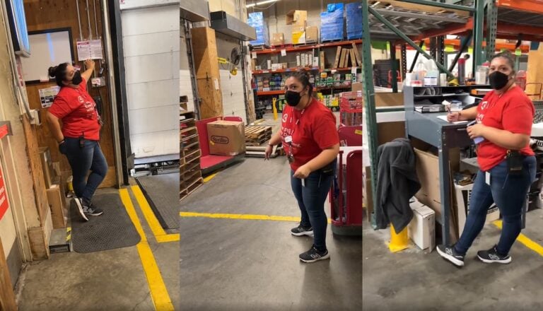 target karen kidnaps delivery driver in california