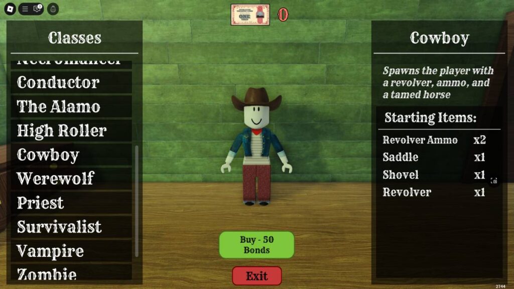 dead rails best class