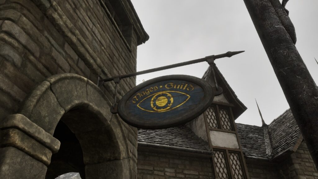 Oblivion joining the Mages Guild