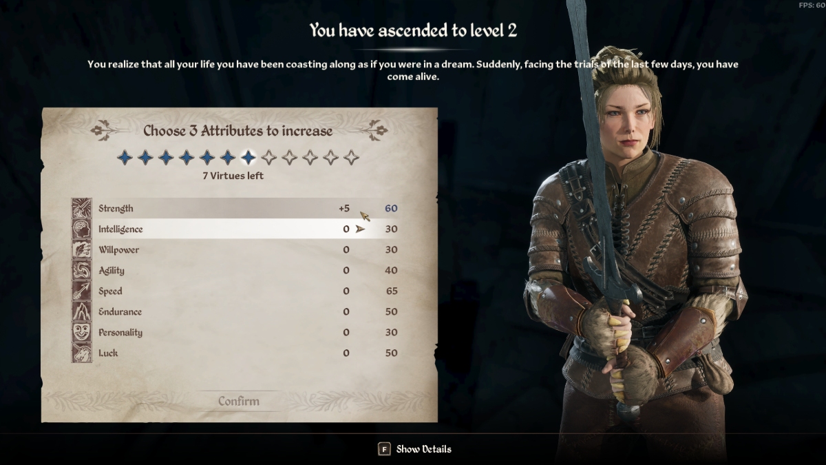 Oblivion Remastered leveling system