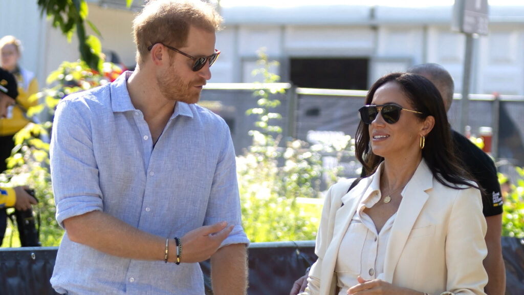 Prince harry and Meghan Markle during a trip to Germany.