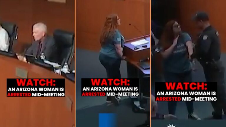 Arizona Woman Arrested for Questioning a City Official's Pay 'Sue Them Into Bankruptcy'