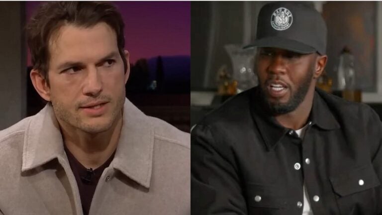 Ashton Kutcher Goes MIA As Diddy Trial Continues To Erupt:’You Didn’t See Nothing?’ Ashton Kutcher - Sean Diddy Combs