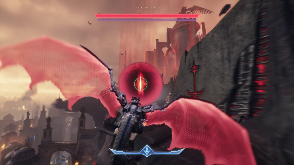 Dragon attacking a demon ship