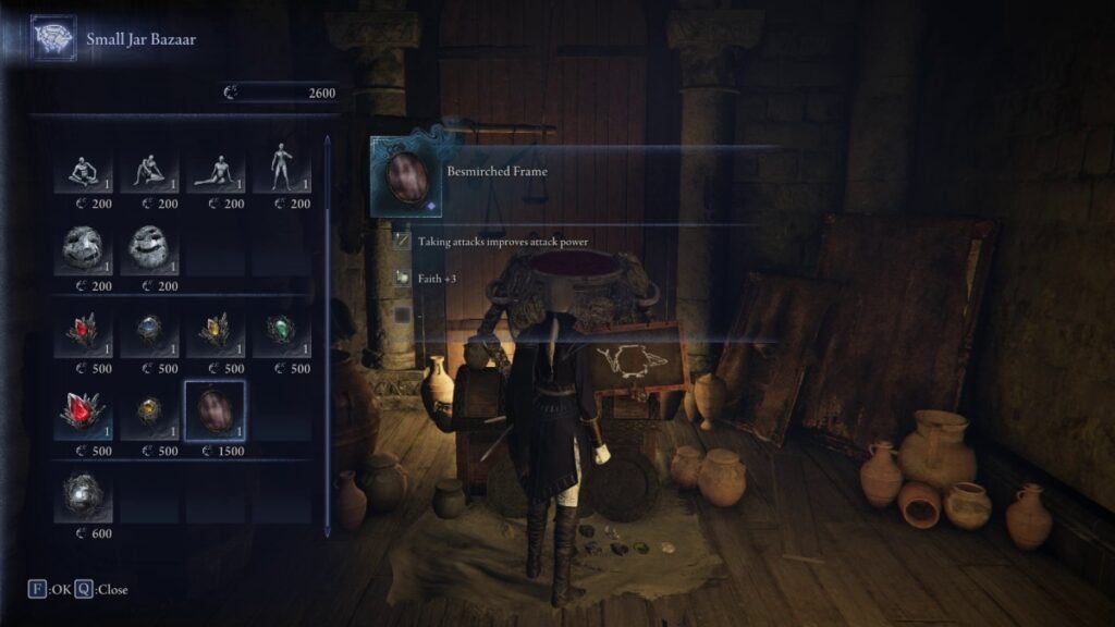 Besmirched Frame Item