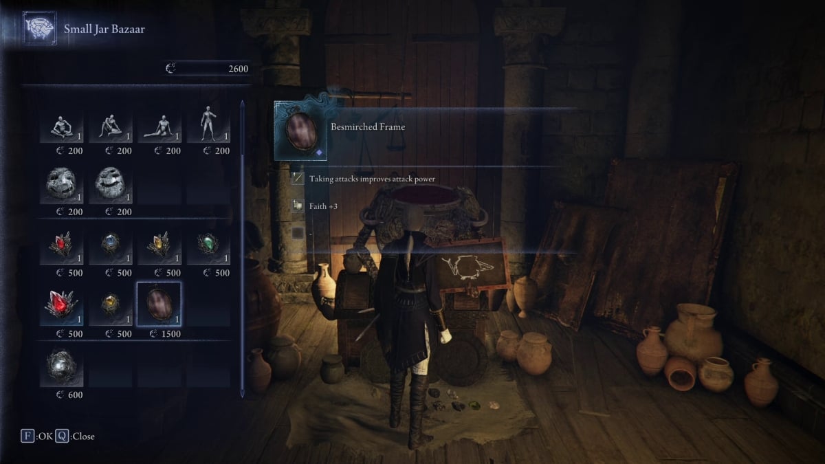 Besmirched Frame Item