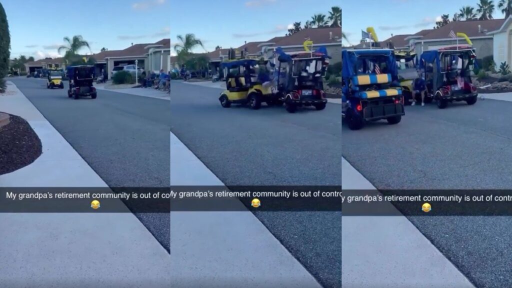 ‘Out of Control’ Golf Cart Race in Florida Retirement Community Ends in Collision: ‘Now, They All Dislocated Their Hips’