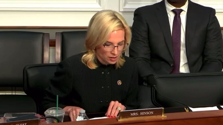 Ashley Hinson Heckled in Iowa for Linking God to Trump: ‘Religion Does Not Belong in Politics’