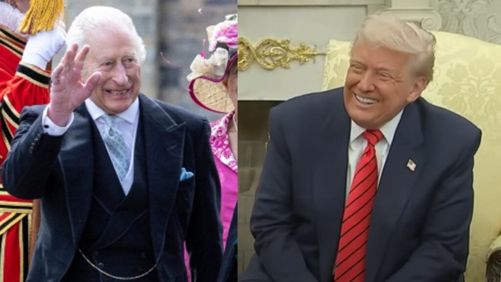 King Charles Condemned For Trump Alliance Amid Canada’s Annexation Threats: ‘A Reaffirming Moment’ King Charles and Donald Trump photo merge.